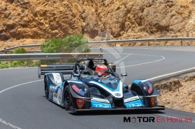 Lauren García en la Subida de Betancuria