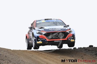 Yeray Lemes en el Rallye Isla de los Volcanes